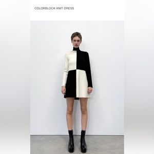 Zara mini sweater dress